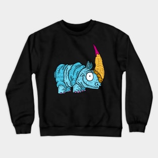 rhino revenge. kawaii african animal. Crewneck Sweatshirt